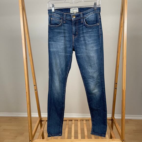 Current/Elliott • High Rise Ankle Skinny Jeans in Darcy - Picture 1 of 7